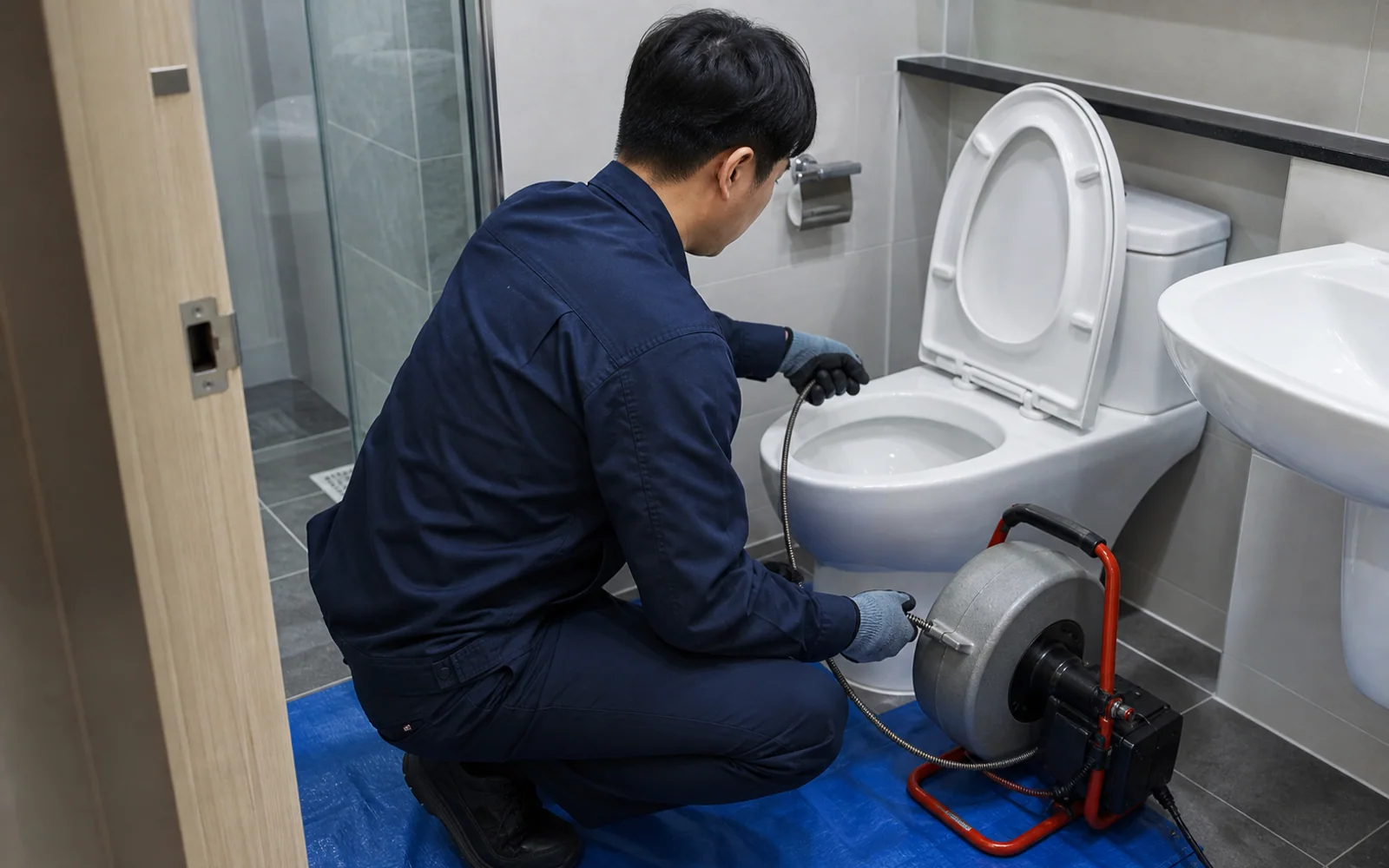 경북 문경시 — 변기막힘: 물 내림 후 물이 천천히 빠질 때 일상 배수 흐름 관리법 관련 현장 점검 참고 이미지