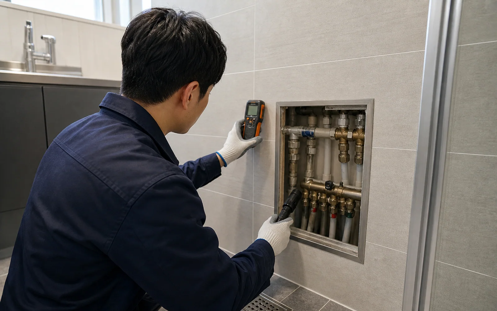 경기 안양시 만안구 상가 영업 전 필수 누수탐지 체크: 바닥·천장 젖음과 사용량 변화 확인법 관련 현장 점검 참고 이미지